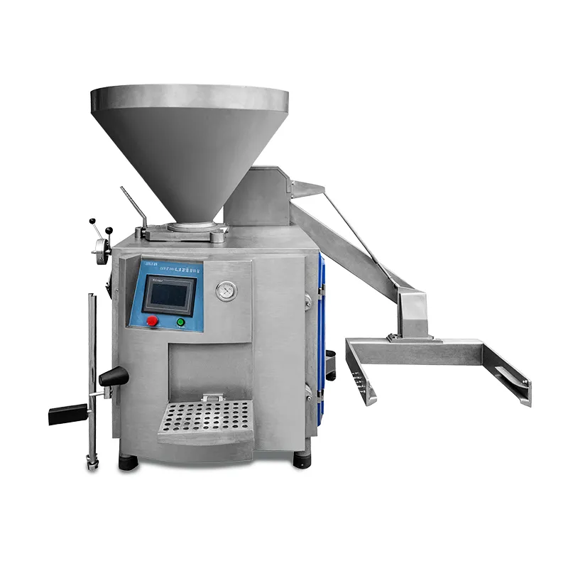 Máquina de anudado y llenado cuantitativo de corte al vacío completamente automática para salchichas y salchichas de jamón - Embutidora de salchichas - foodmachtech